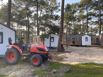 Installation flotte locatif, 30 mobil home, secteur gironde 33